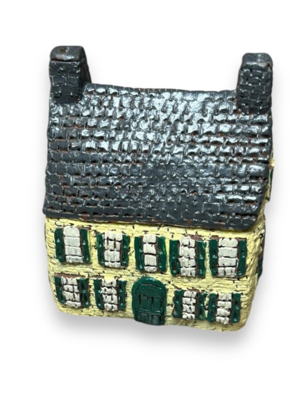 Vintage Set Of 2 Dickens Village Miniature And 1 Random Miniature House